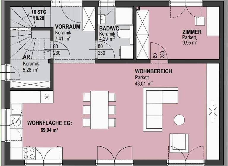 Einfamilienhaus zum Kauf 330.000 € 5 Zimmer 133 m² 320 m² Grundstück Obermarkersdorf 2073