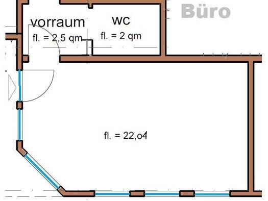 Bürofläche zur Miete 320 € 1 Zimmer 26,5 m² Bürofläche Bad Dürkheim Bad Dürkheim 67098