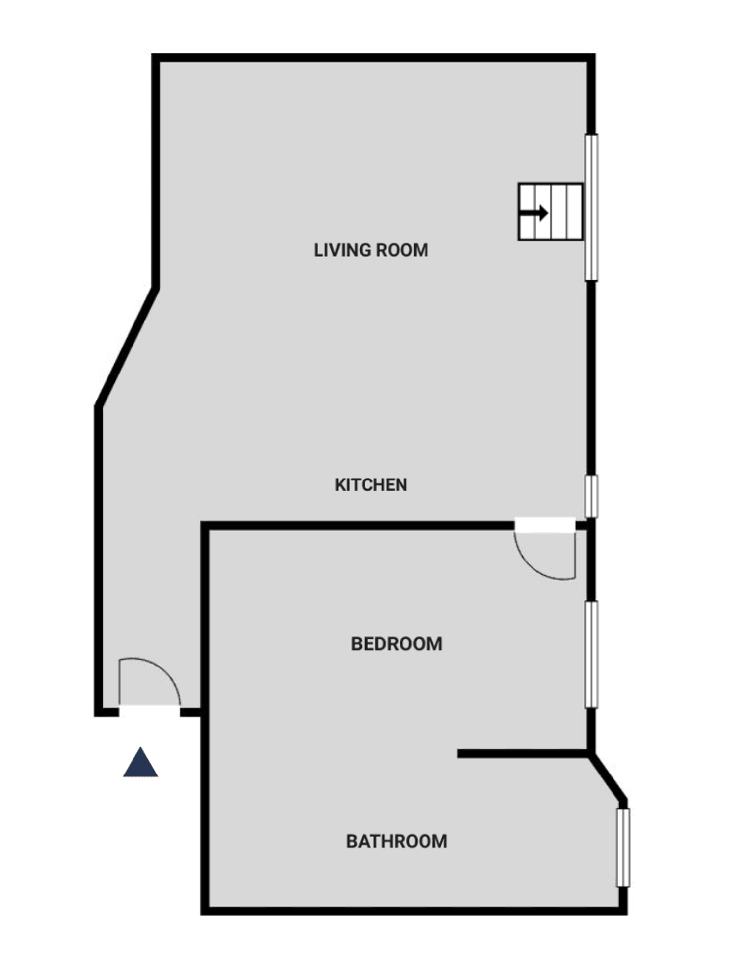 Studio zur Miete 1.140 € 1 Zimmer 51 m²<br/>Wohnfläche EG<br/>Geschoss ab sofort<br/>Verfügbarkeit Katzbachstraße 15 Kreuzberg Berlin 10965