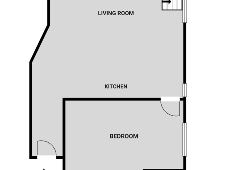 Studio zur Miete 1.070 € 1 Zimmer 51 m² EG frei ab sofort Katzbachstraße 15 Kreuzberg Berlin 10965