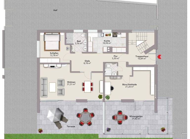 Mehrfamilienhaus zum Kauf 469.000 € 6 Zimmer 204 m² 1.119 m² Grundstück Hude 27798