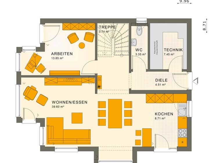 Einfamilienhaus zum Kauf 469.199 € 5 Zimmer 143 m² 635 m² Grundstück Pellingen 54331