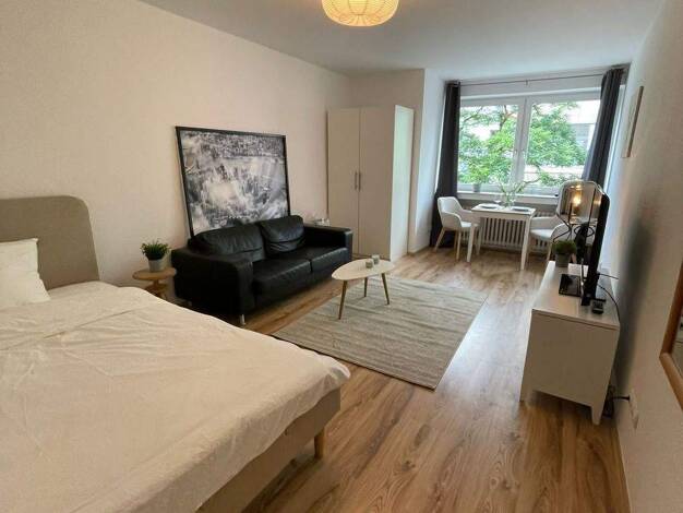 Studio zur Miete Wohnen auf Zeit 750 € 1 Zimmer 27 m² frei ab 15.12.2025 Hoffeldstraße 72 Flingern Nord Düsseldorf 40235