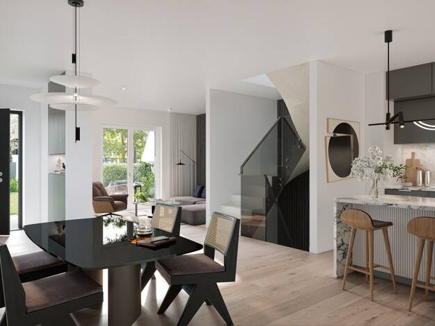 Stadthaus zum Kauf - Neubau provisionsfrei 1.089.000 € 5 Zimmer 125,2 m² 119,1 m² Grundstück Carl-Hanser-Straße 40 Pasing-Obermenzing München 81247