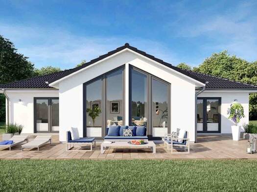 Bungalow zum Kauf 436.150 € 3 Zimmer 133 m² 825 m² Grundstück Thierbach Kitzscher / Thierbach 04567