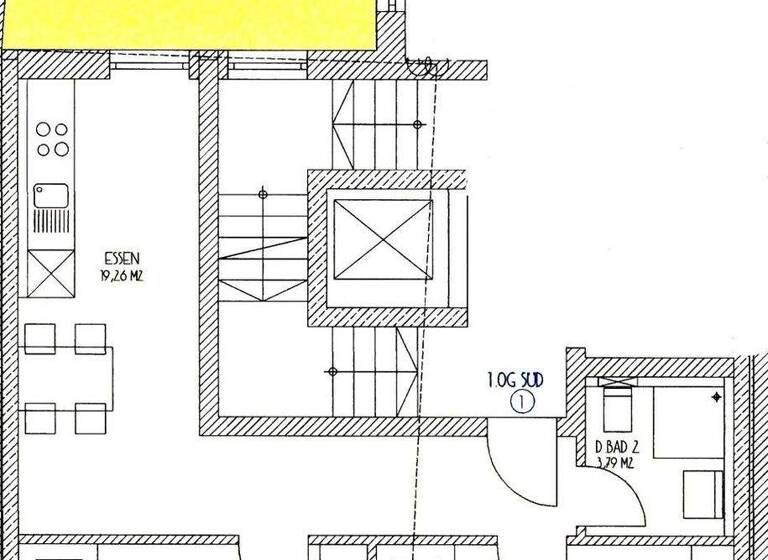 Wohnung zur Miete 690 € 2 Zimmer 54,4 m² 1. Geschoss frei ab sofort Angerstraße 9 Altstadt Passau 94034