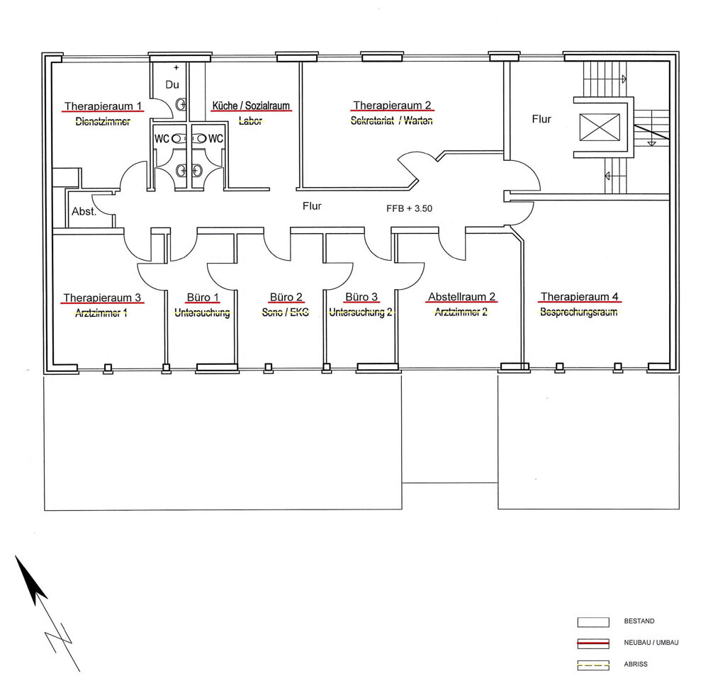 Bürogebäude zur Miete 1.660 € 210 m²<br/>Bürofläche Emmendingen Emmendingen 79312