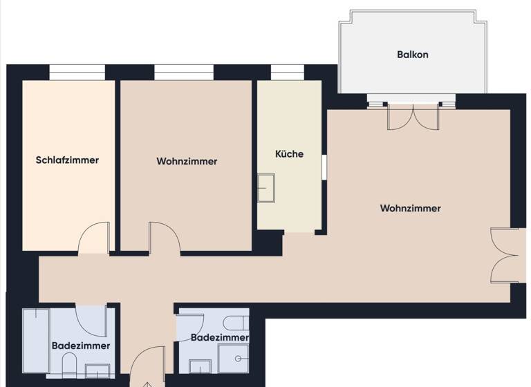 Wohnung zum Kauf 298.000 € 3 Zimmer 80 m² 1. Geschoss Zündorf Köln 51143