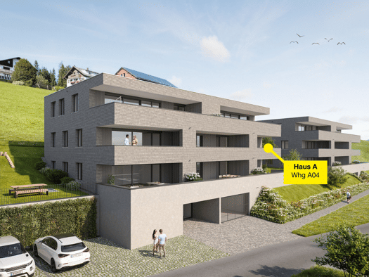 Terrassenwohnung zum Kauf - Erstbezug 477.000 € 3 Zimmer 72,4 m² Engelspitz Sulzberg 6934