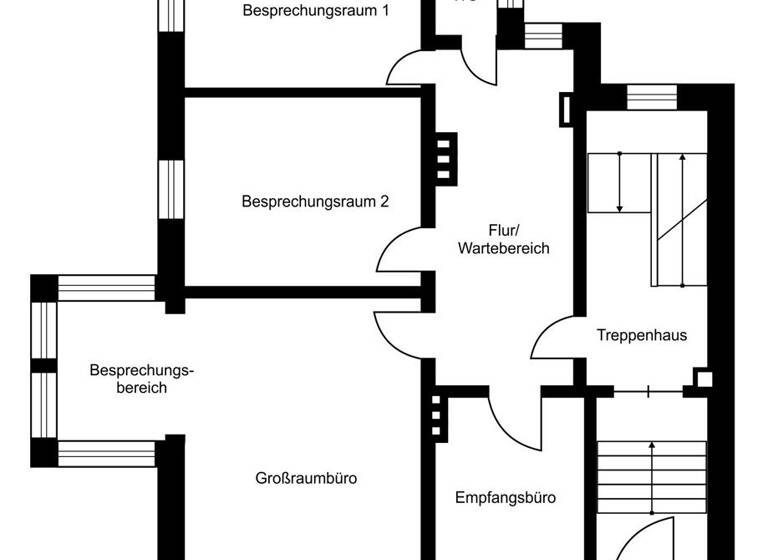 Bürogebäude zur Miete 397 m² Bürofläche Zoo Hannover 30175