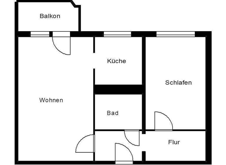 Wohnung zur Miete 344 € 2 Zimmer 51,1 m² 1. Geschoss Kastanienweg 3 Chrieschwitz Plauen 08529