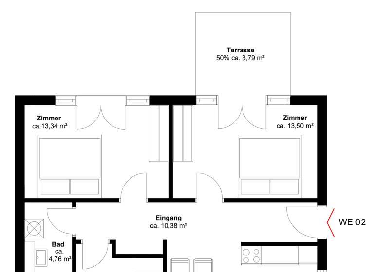 Wohnung zum Kauf 290.000 € 2 Zimmer 66 m²<br/>Wohnfläche Binz Ostseebad Binz 18609