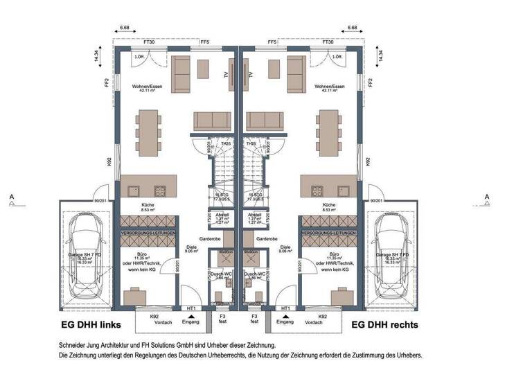 Doppelhaushälfte zum Kauf provisionsfrei 1.270.000 € 5 Zimmer 150 m² 452 m² Grundstück Wiesbaden 65189