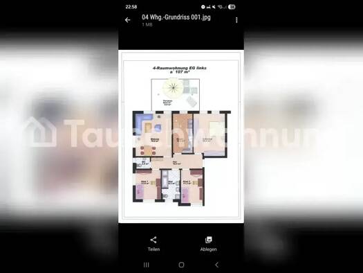 Wohnung zur Miete Tauschwohnung 900 € 4 Zimmer 100 m² Niedersedlitz Dresden 01257