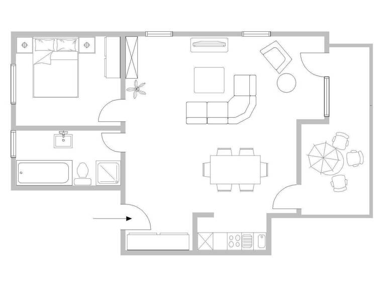 Wohnung zur Miete auf Zeit 2.150 € 2 Zimmer 67 m² frei ab 01.05.2026 Nordend-Ost Frankfurt am Main 60316