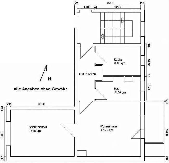 Wohnung zur Miete 298 € 2 Zimmer 49,6 m²<br/>Wohnfläche EG<br/>Geschoss 01.04.2025<br/>Verfügbarkeit Poststraße 1 Braunsbedra Braunsbedra 06242