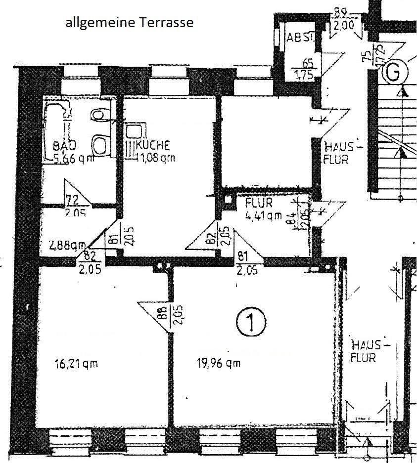 Wohnung zum Kauf provisionsfrei als Kapitalanlage geeignet 63.000 € 2 Zimmer 60,2 m²<br/>Wohnfläche Großenhainer Str. 2 Altriesa Riesa 01589