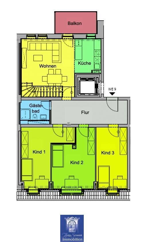 Wohnung zur Miete 1.995 € 5 Zimmer 150,1 m²<br/>Wohnfläche 01.03.2025<br/>Verfügbarkeit Äußere Neustadt (Hoyerswerdaer Str.) Dresden 01099