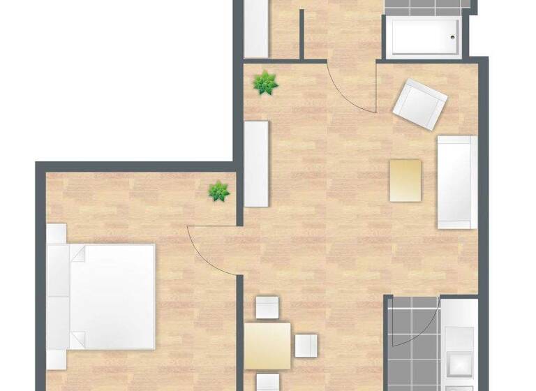 Wohnung zur Miete 925 € 2 Zimmer 58 m² 6. Geschoss Ostertagstraße 46 Eltingen Leonberg 71229