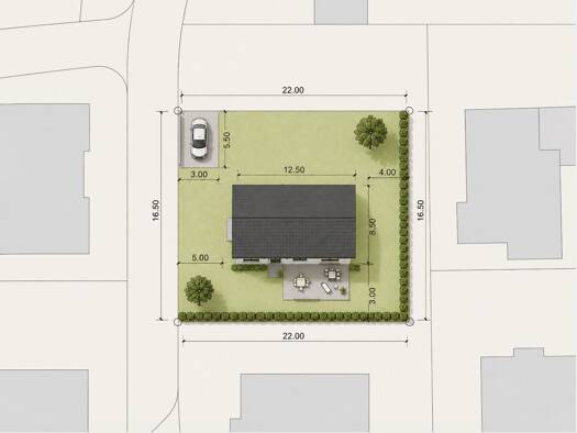 Grundstück zum Kauf provisionsfrei 340.000 € 340 m² Grundstück Rutesheim 71277