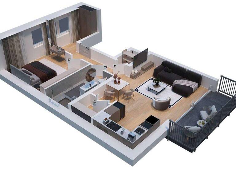 Wohnung zum Kauf - Erstbezug provisionsfrei 290.299 € 2 Zimmer 62,4 m² 1. Geschoss Appelhülsen Nottuln 48301