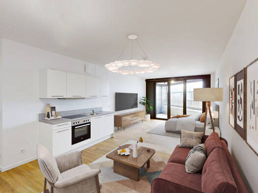 Studio zur Miete - Erstbezug 1.295 € 1 Zimmer 59,8 m² 5. Geschoss Lisa-Fittko-Straße 11 Moabit Berlin 10557