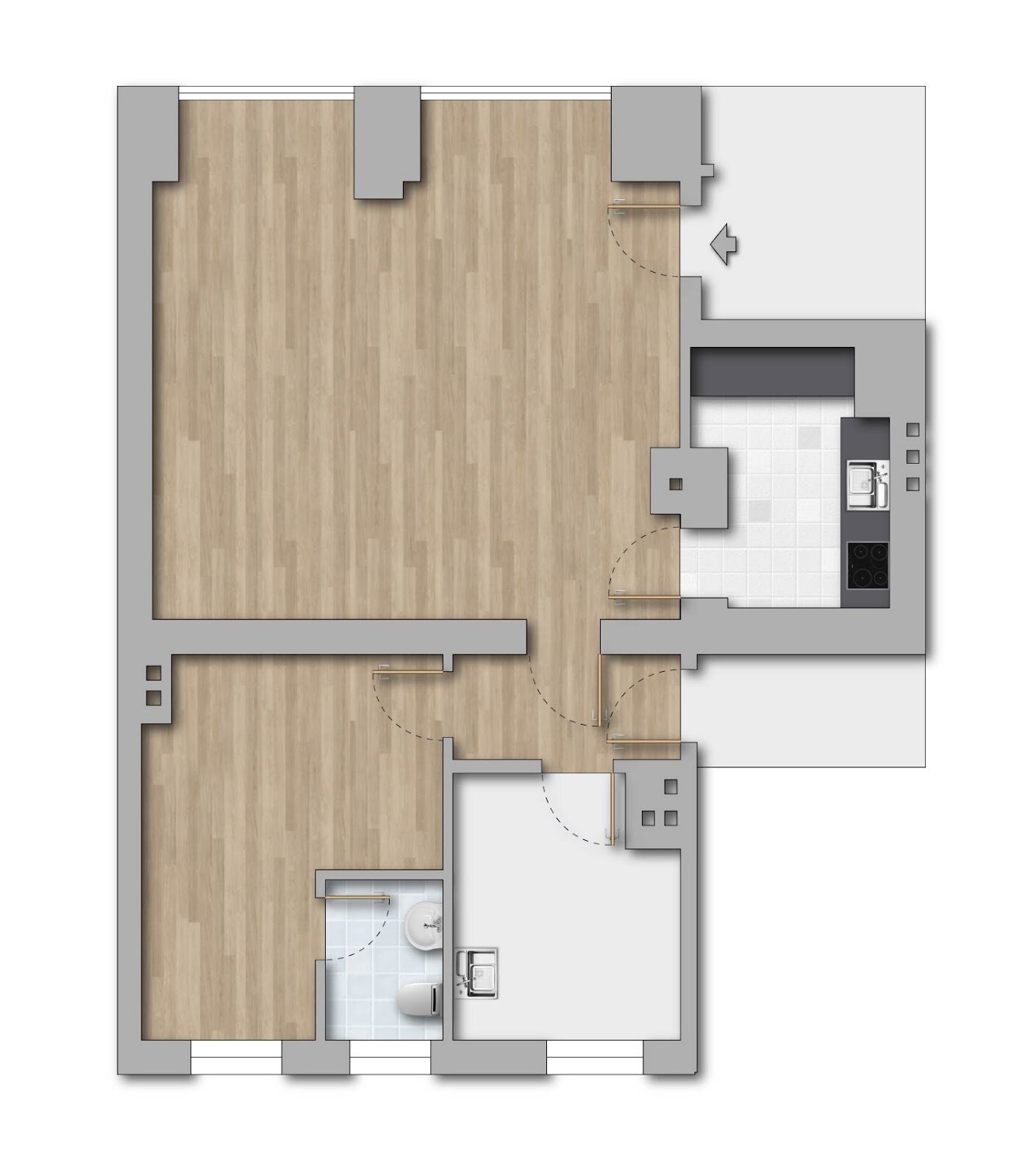 Bürogebäude zur Miete provisionsfrei 470 € 76,2 m²<br/>Bürofläche Ernst-Thälmann-Straße 136 Senftenberg Senftenberg 01968