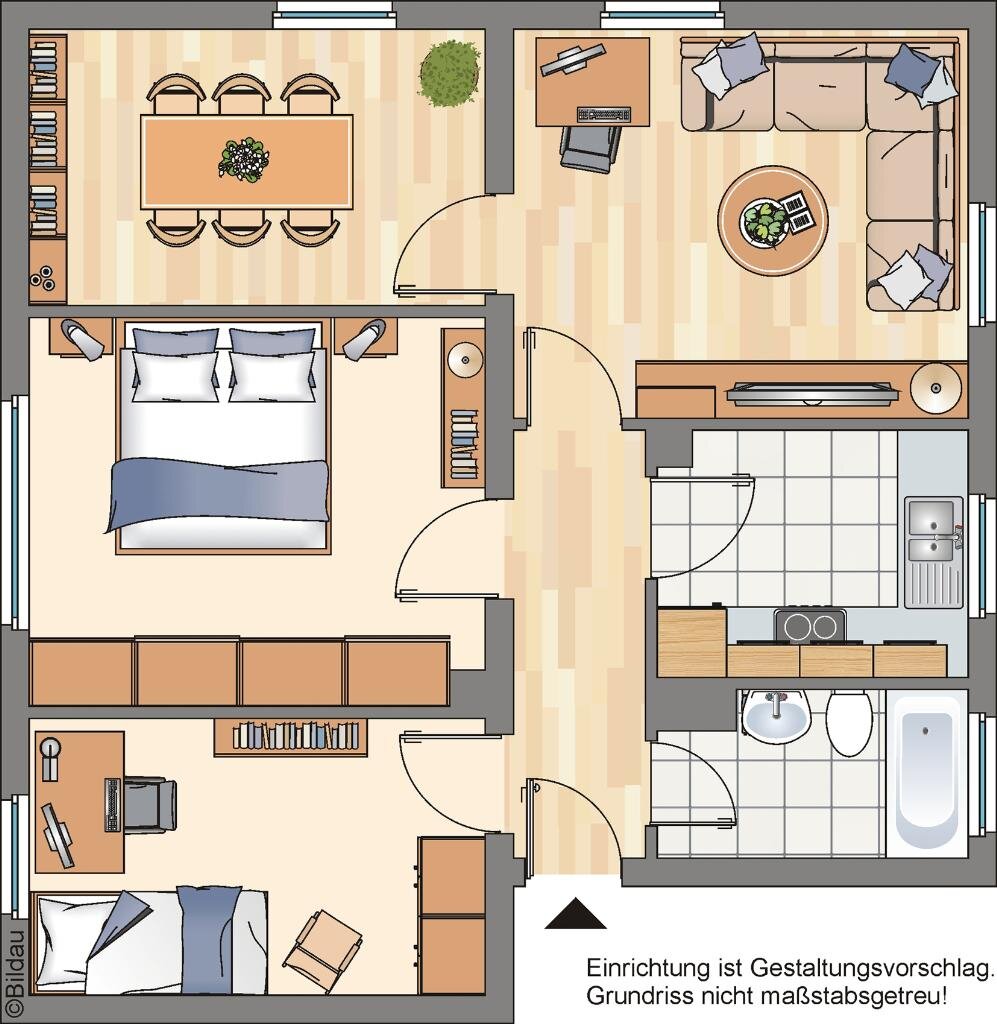 Wohnung zur Miete 469 € 4 Zimmer 62,7 m²<br/>Wohnfläche EG<br/>Geschoss 29.11.2024<br/>Verfügbarkeit Kölner Straße 44 Süd Recklinghausen 45661