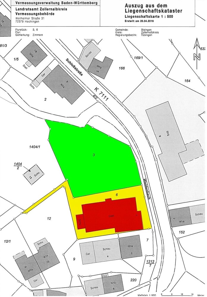 Wohn- und Geschäftshaus zum Kauf als Kapitalanlage geeignet 430.000 € 876 m²<br/>Fläche 802 m²<br/>Grundstück Zimmern Bisingen / Zimmern 72406