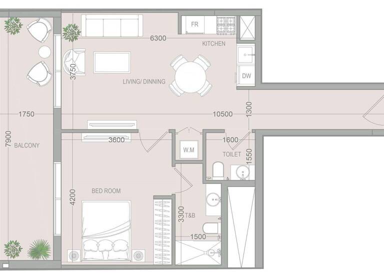 Wohnung zum Kauf provisionsfrei 276.886 € 2 Zimmer 71,8 m² Dubai 00000