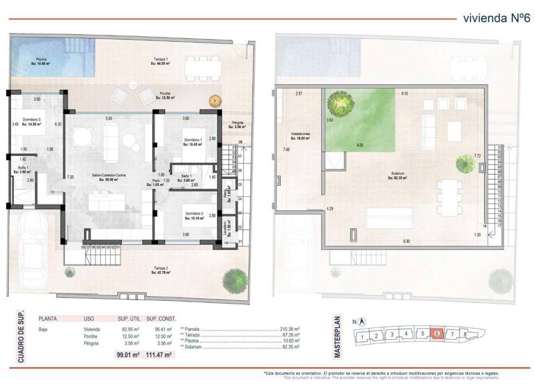 Doppelhaushälfte zum Kauf provisionsfrei 325.900 € 4 Zimmer 107 m² 211 m² Grundstück Calle Calle Nueva Época Sucina 30590