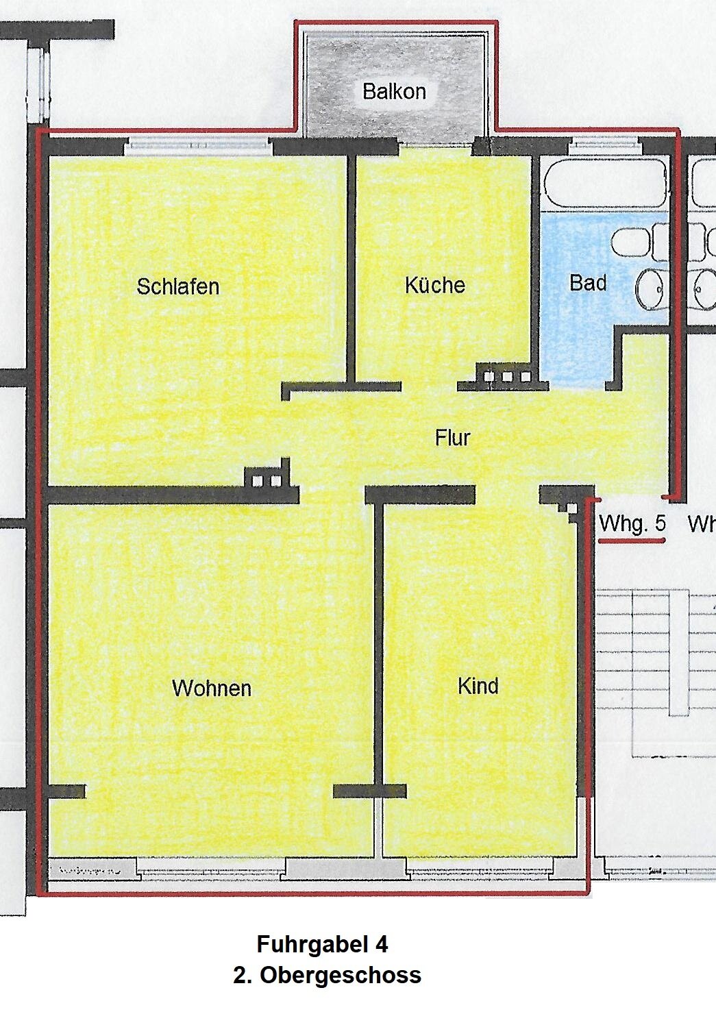 Wohnung zur Miete 700 € 3 Zimmer 70,2 m²<br/>Wohnfläche 2.<br/>Geschoss Fuhrgabel 4 Cityring - Ost Dortmund 44135