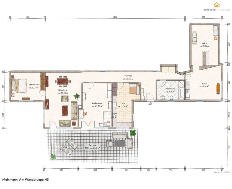 Einfamilienhaus zum Kauf provisionsfrei 245.000 € 4 Zimmer 150 m²<br/>Wohnfläche 5.403 m²<br/>Grundstück ab sofort<br/>Verfügbarkeit Meiningen Meiningen 98617