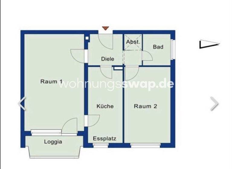 Studio zur Miete Tauschwohnung 466 € 2 Zimmer 61 m² EG Charlottenburg Berlin 13627