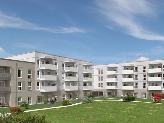 Wohnung zur Miete - Erstbezug 967 € 3 Zimmer 73,8 m² 2. Geschoss Am Dorfplatz 2 Alkoven 4072