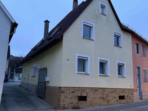 Einfamilienhaus zum Kauf provisionsfrei 298.000 € 5 Zimmer 100 m² 398 m² Grundstück Kirchhausen Heilbronn 74078