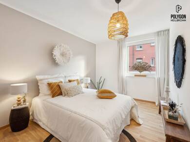 Wohnung zur Miete - Erstbezug 1.235 € 3 Zimmer 80 m² EG frei ab sofort Happelstraße 47 Heilbronn Heilbronn 74074
