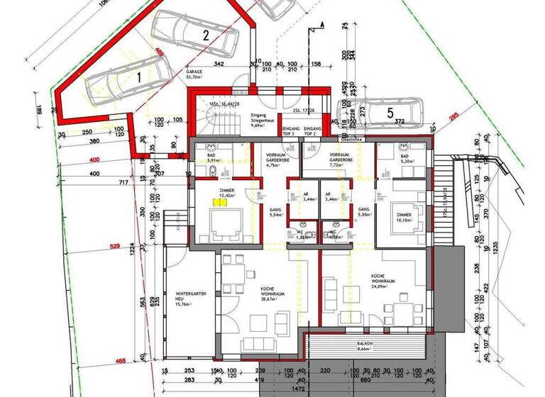 Wohnung zum Kauf - Erstbezug 210.000 € 2 Zimmer 57,5 m² EG Karrösten 6463