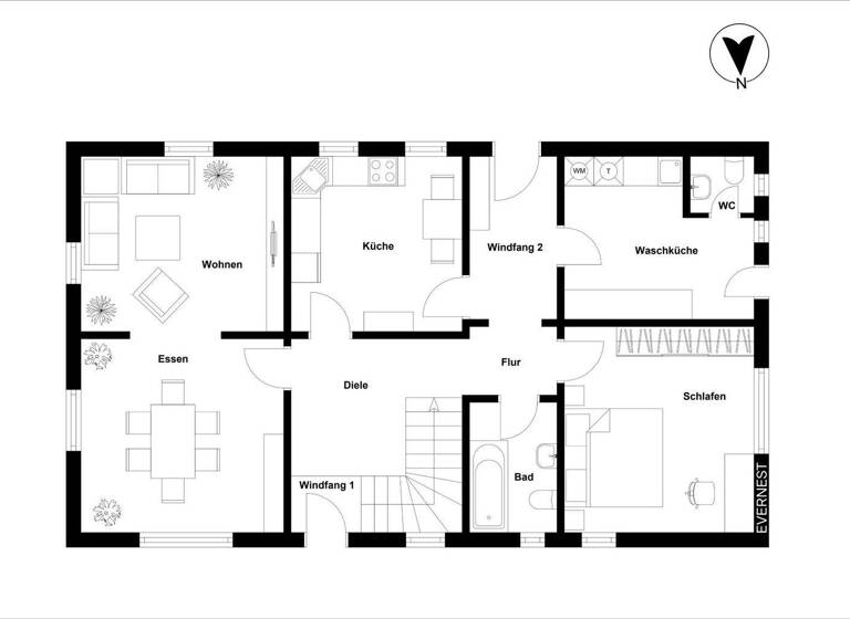 Mehrfamilienhaus zum Kauf 395.000 € 6 Zimmer 189 m² 428 m² Grundstück Hohensachsen Weinheim 69469