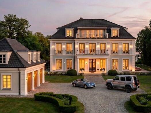 Villa zum Kauf - Erstbezug 7 Zimmer 520 m² 3.500 m² Grundstück frei ab sofort Percha Starnberg 82319