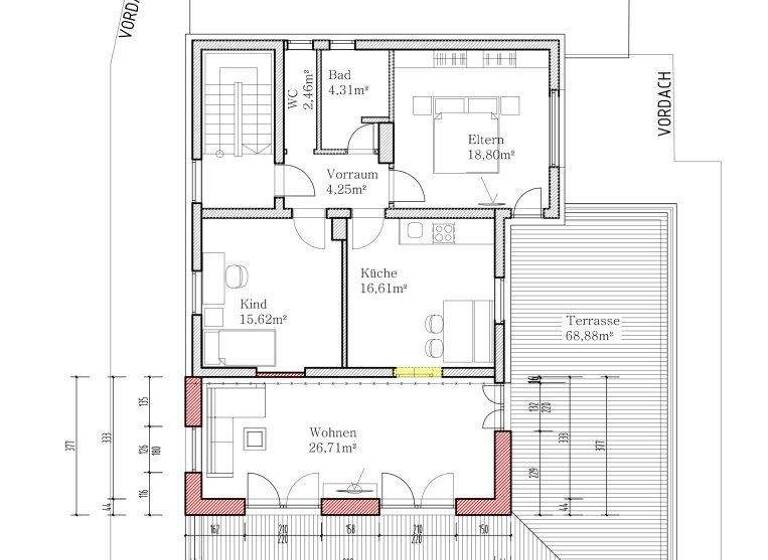 Wohnung zum Kauf 575.000 € 3 Zimmer 88,8 m² 1. Geschoss Kufstein 6330