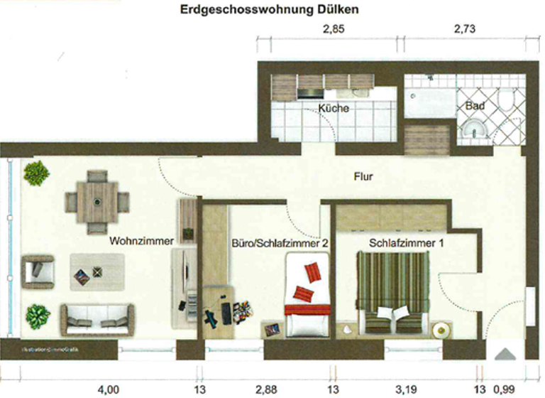 Wohnung zum Kauf provisionsfrei 280.000 € 9 Zimmer 211 m² frei ab sofort Dülken Viersen 41751