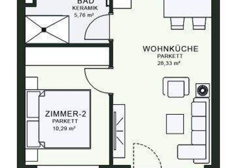 Wohnung zur Miete - Erstbezug 705 € 3 Zimmer 64 m² EG frei ab 01.06.2026 Fröhlichgasse 23-35 Jakomini Graz 8010