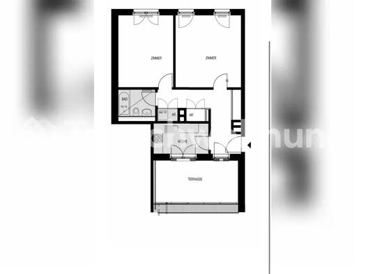 Wohnung zur Miete nur mit Wohnberechtigungsschein Tauschwohnung 419 € 2 Zimmer 60 m² 4. Geschoss Niendorf Hamburg 22547