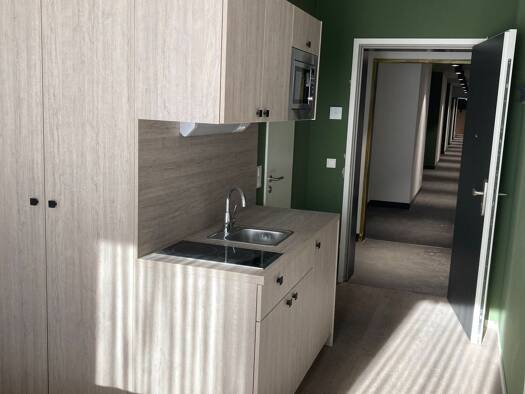 Studio zur Miete 560 € 1 Zimmer 17 m² 6. Geschoss frei ab sofort Gürtelstraße 36 Friedrichshain Berlin 10247