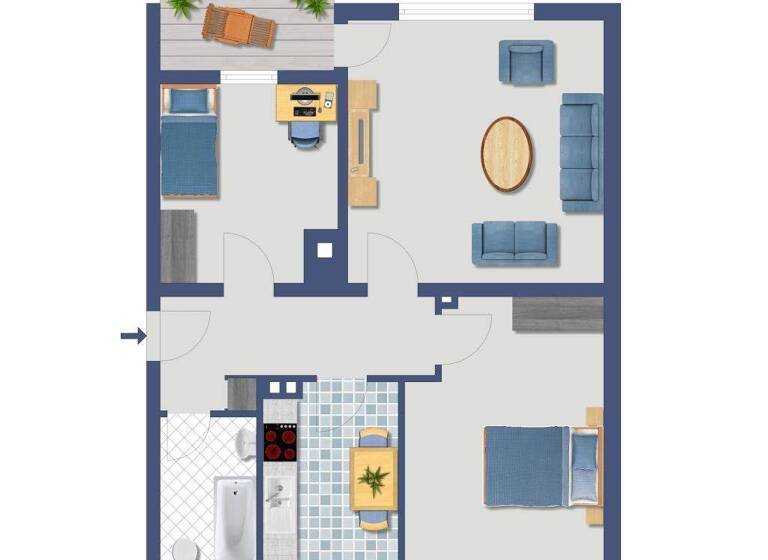 Wohnung zum Kauf provisionsfrei 149.000 € 3 Zimmer 68,2 m² 1. Geschoss frei ab 01.03.2026 Friedrichshoehe 13 Ronsdorf Wuppertal 42369