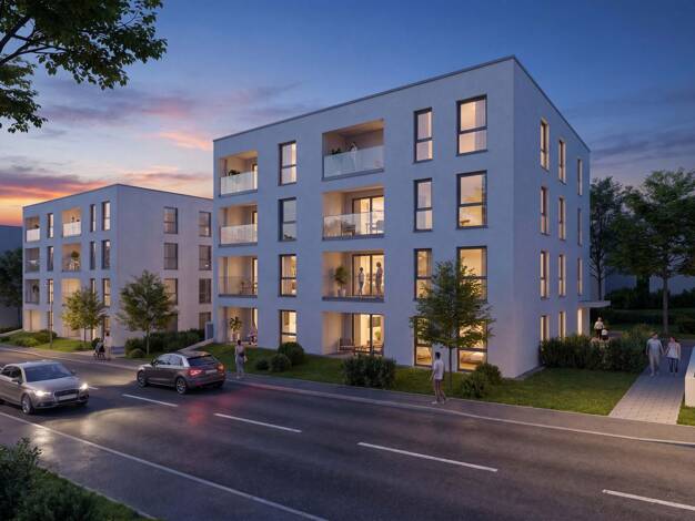 Wohnung zum Kauf - Neubau provisionsfrei 294.900 € 2,5 Zimmer 55,8 m² 2. Geschoss Steigle 15 Laupheim 88471