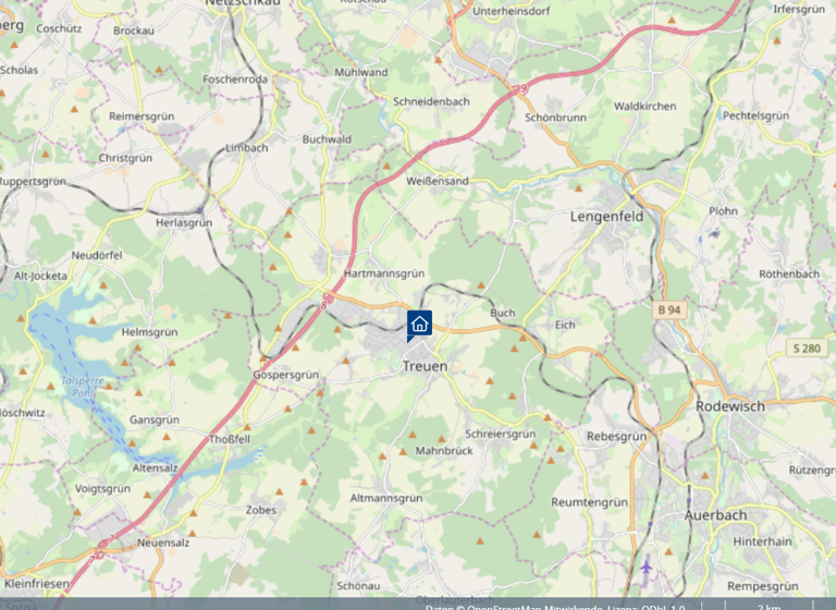 Mehrfamilienhaus zum Kauf 149.500 € 11 Zimmer 281 m² 940 m² Grundstück Treuen 08233