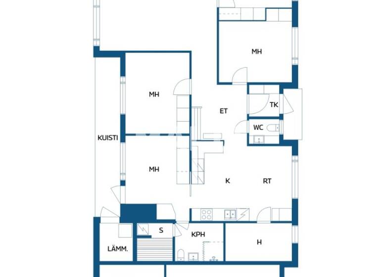 Einfamilienhaus zum Kauf 55.000 € 5 Zimmer 119,7 m² 744 m² Grundstück Petäjäpolku 4 Raahe 92160