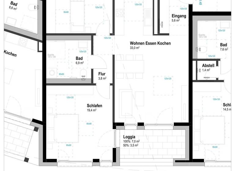Wohnung zum Kauf provisionsfrei 490.680 € 3 Zimmer 84,6 m²<br/>Wohnfläche Ludwigsfeld Neu-Ulm 89231